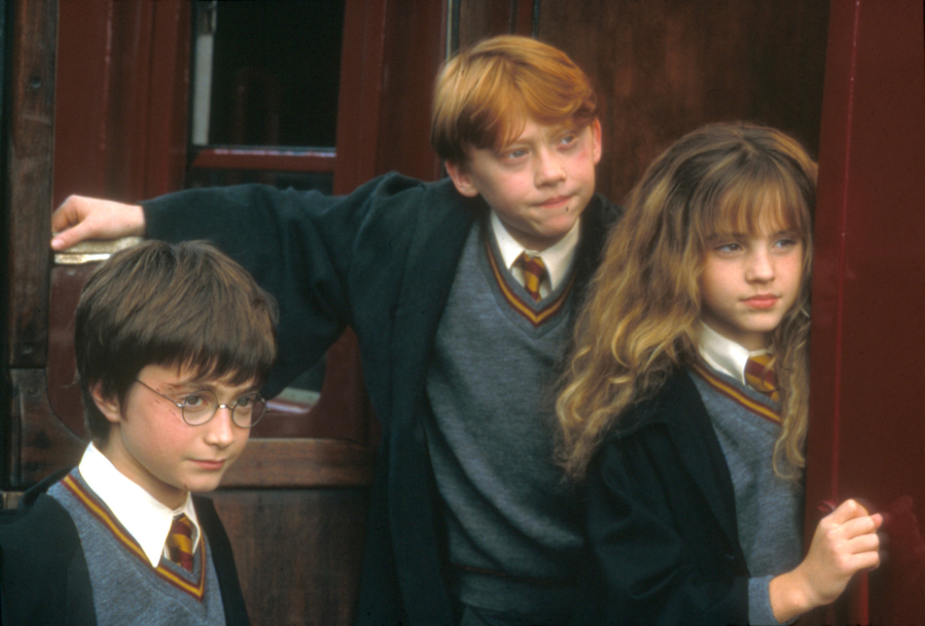 A három főszereplő az első filmben, még 2001-ből