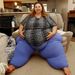 Pauline Potter idén februárban, a világ legkövérebb nője cím birtokában