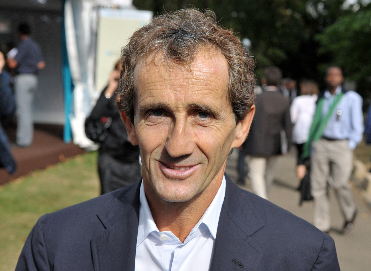 Alain Prost és a belmondós nézés