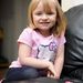 A 3 éves Skye Raltson, aki agyvelőgyulladáson esett át