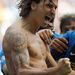Ibrahimovic megint örül, és tetoválásait is megmutatja ezen a 2009-es képen