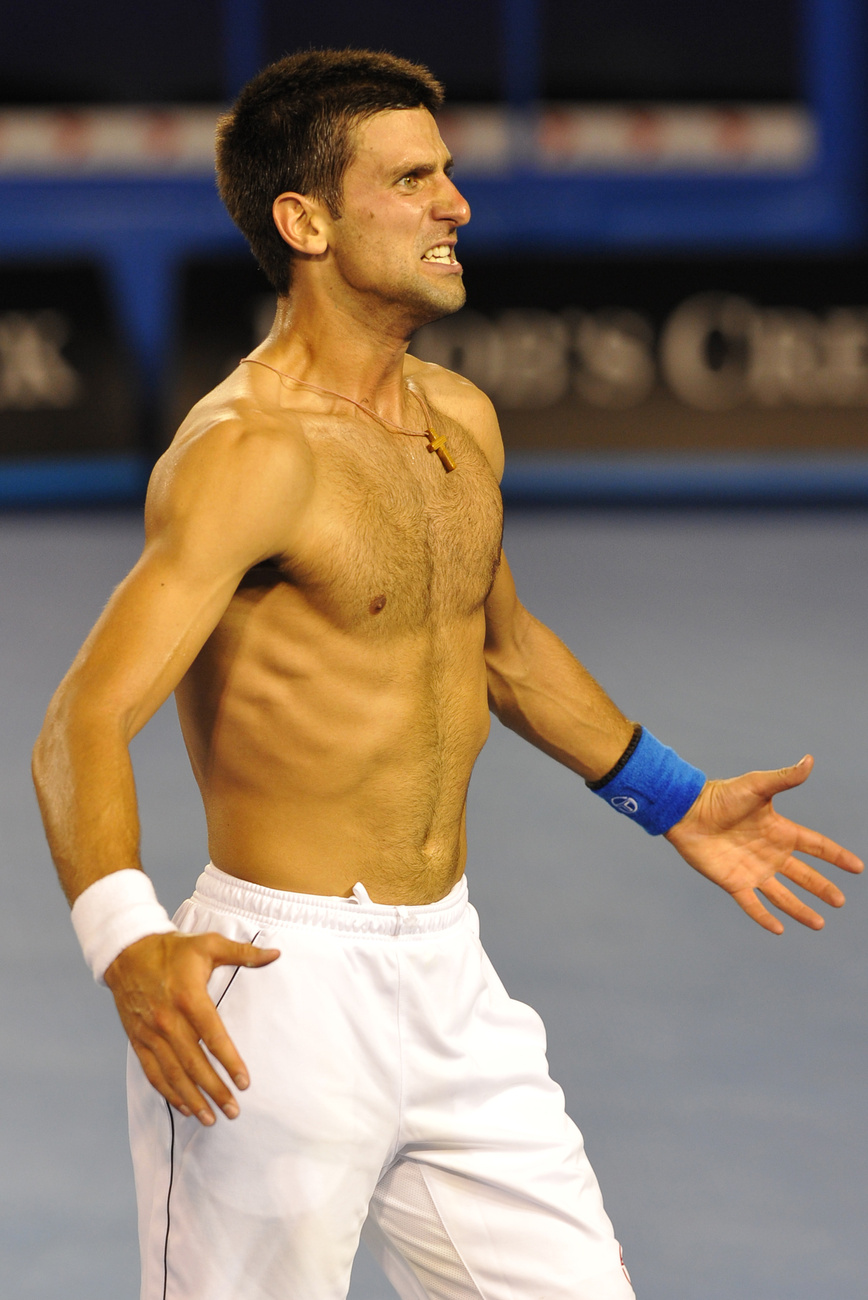 Novak Djokovicsnak gratulálnak