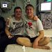 Robert Baldwin és Dan Flack a kórházban a veseátültetés után
