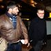 Fadi Fawaz és George Michael a Heathrow repülőtéren 2012 januárjában