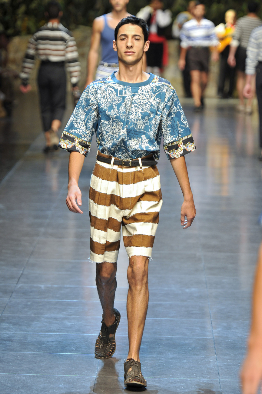 Dolce & Gabbana, 2013. tavasz-nyári kollekció, shortos lúzer kategória