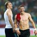 A német Bastian Schweinsteiger a portugálok ellen