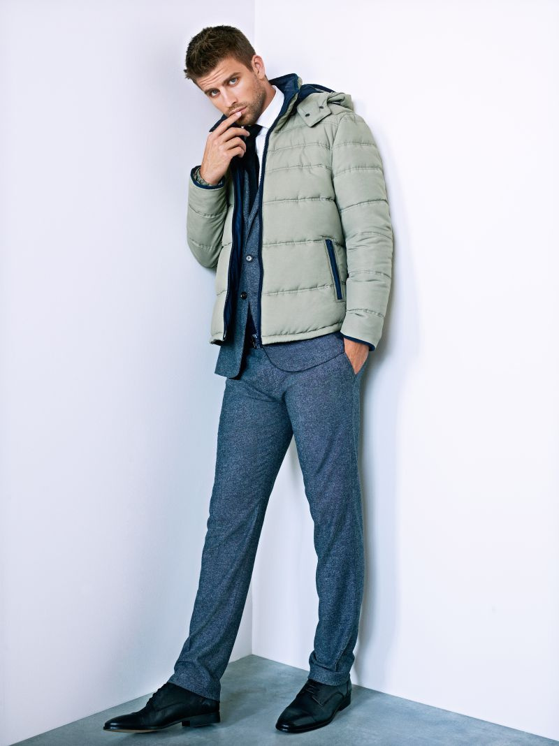 Gerard Piqué a Zara 2012/2013-as ősz/téli kampányában