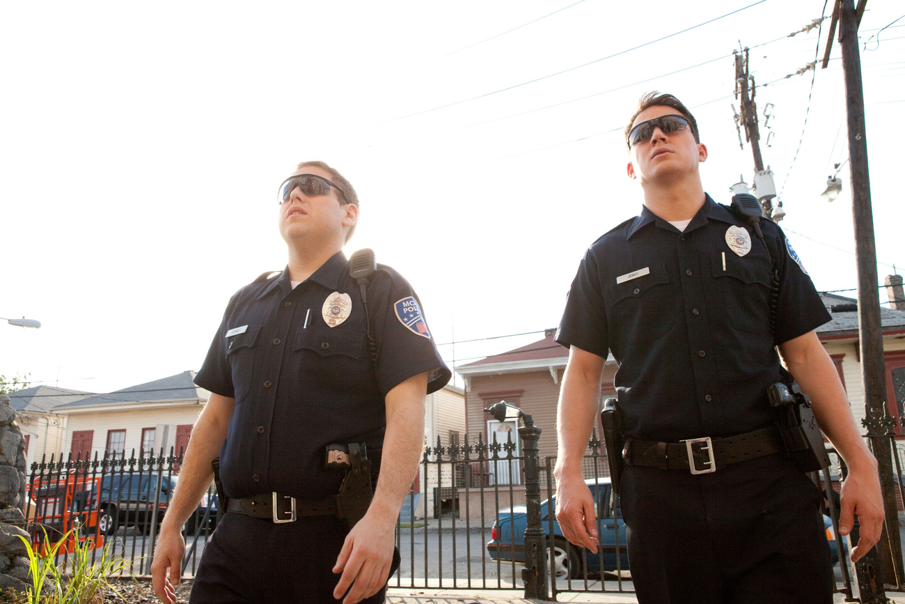 Channing Tatum (jobbra) az idén bemutatott 21 Jump Streetben rendőrt játszott