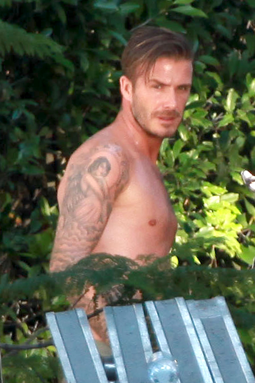 David Beckhamet a bokroknál fotózzák