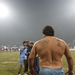 Egy argentin játékos háta