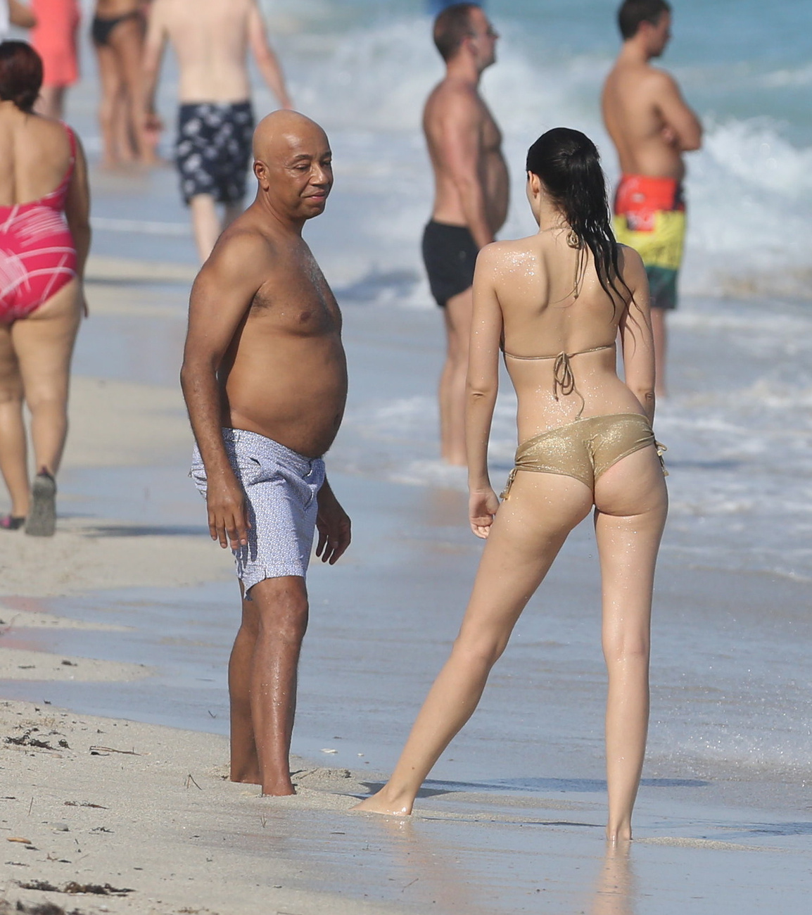 Russell Simmons az óceánparton Miamiben