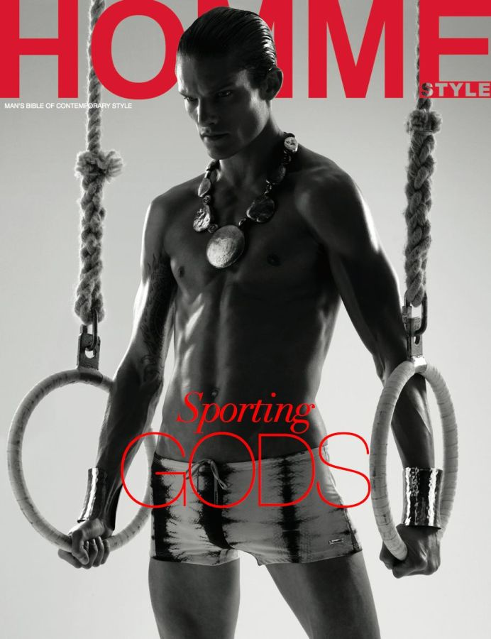 A Homme Style Magazin olimpiás címlapja 