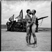 Egy archív fotó a Burning Man nevű fesztiválról, amit Kaliforniában a sivatagban tartanak 1986. óta minden nyáron