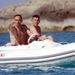 Franck Ribéry egy haverjával csónakázik Formenterán