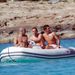 Franck Ribéry a haverjaival csónakázik Formenterán