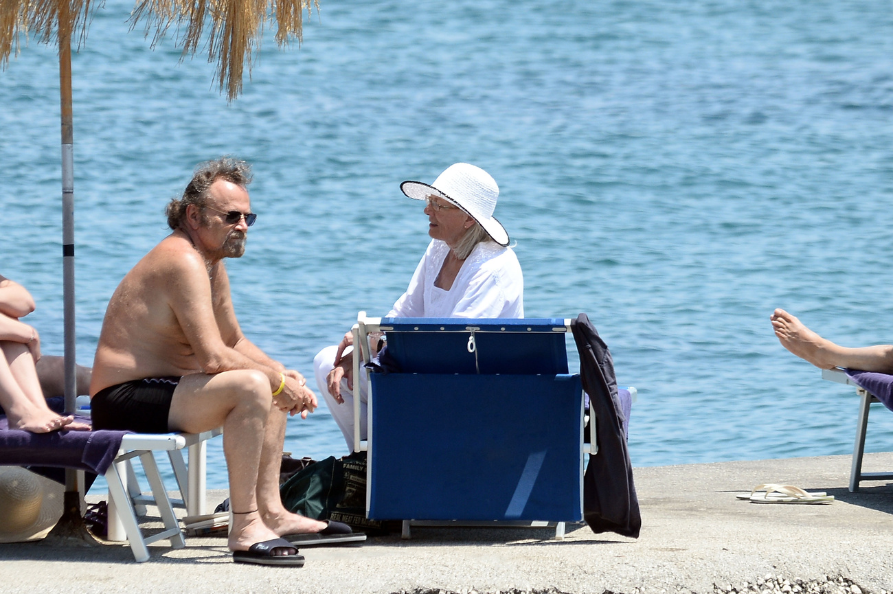 Franco Nero és Vanessa Redgrave a 2013-as Ischia Global Festen, Olaszországban
