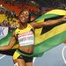 A százméteres síkfutás jamaicai győztese, Shelly-Ann Fraser-Pryce szintén viszonylag elégedettnek tűnik