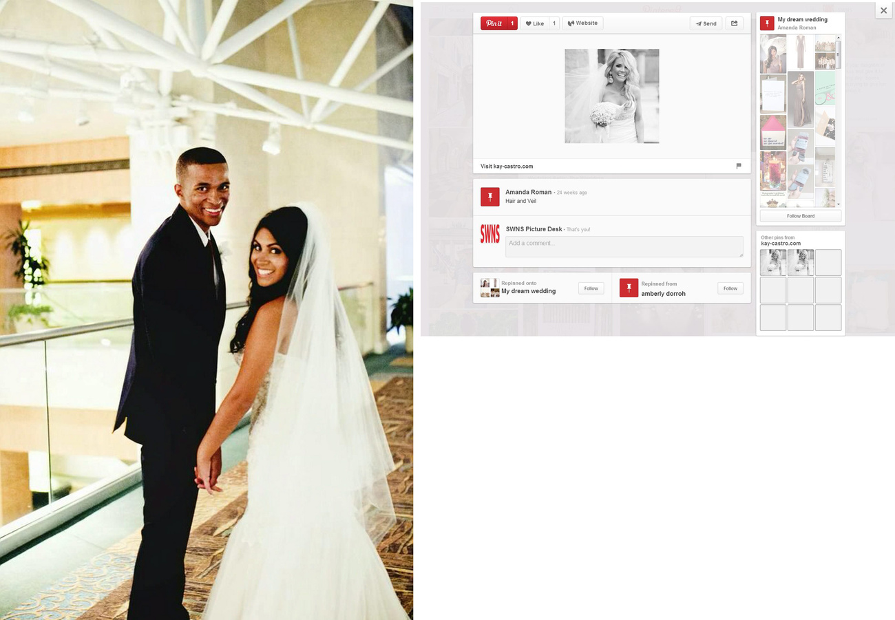 „Álmaim esküvője” – a többi kép a menyasszony Pinterestjén