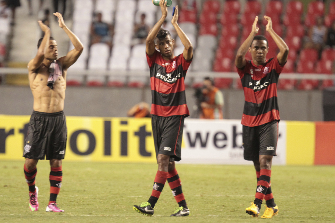 Brazil focisták a Flamengo nevű csapatból