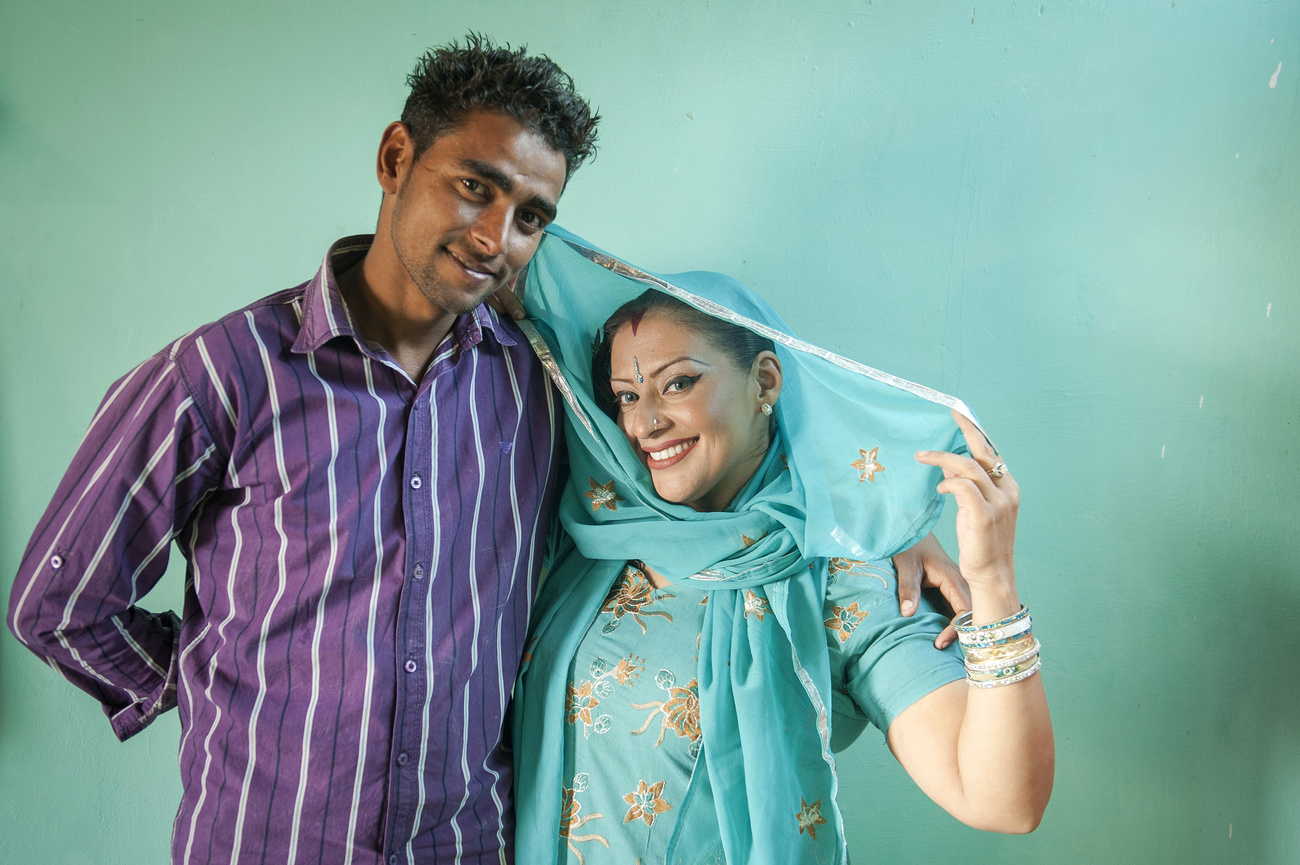 Makesh Kumar és Adriana Peral – szemmel láthatóan boldogok