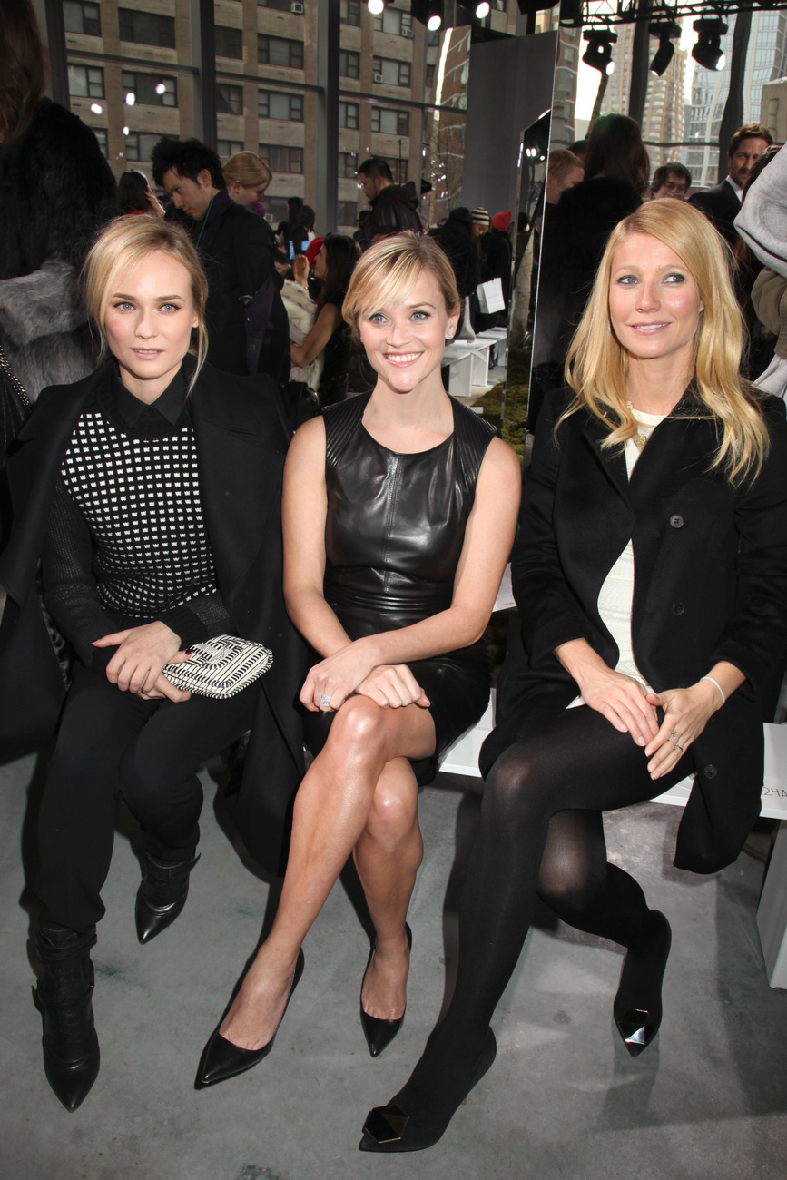 Gwyneth Paltrow, Jason Wu és Reese Witherspoon a New York-i Fashion Weeken.