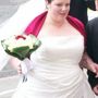 Louise Watson 2009-es esküvőjén. Már itt is túlsúlyos volt, de ennél csak rosszabb lett a helyzet.