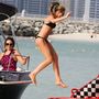 A tökéletes testű modell, Abbey Clancy Dubaiban nyaralt.