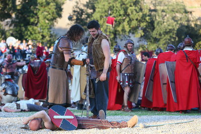 Római légiósok és gladiátorok csaptak össze a Circus Maximusban