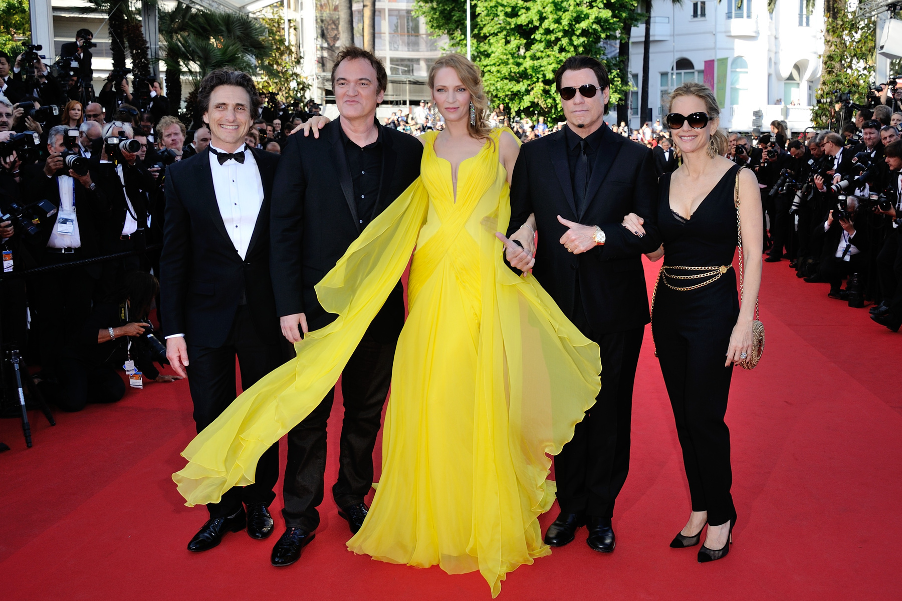 Quentin Tarantino és Uma Thurman megérkezett a 67-ik Cannes-i Filmfesztivál zárórendezvényére
