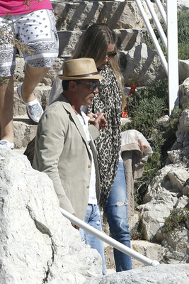 Antonio Banderas és A Nő, még a Cannes-i Filmfesztivál alatt