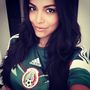 Raquel Pomplun mexikói modell értelmeszerűen Mexikónak szurkol