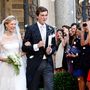 8. Amadeo belga herceg és Elisabetta Maria Rosboch Von Wolkenstein esküvője Rómában, július 5-én