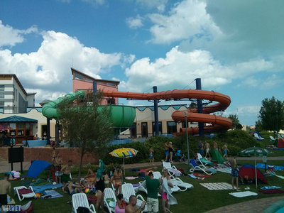 A balatonfüredi Aquapark egy jó hely.
