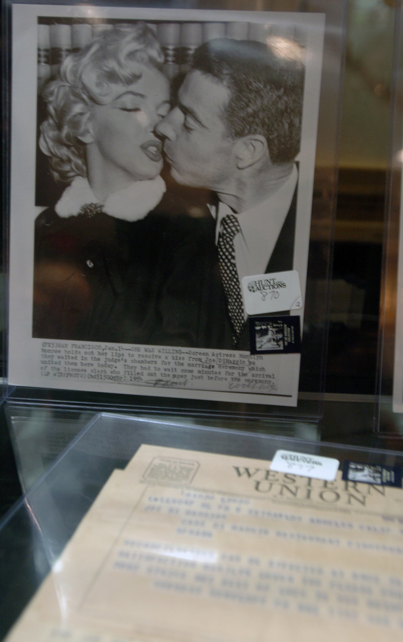 Joe DiMaggio és Marilyn Monroe, 1954. január 14. San Francisco, Kalifornia