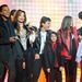 A színpadon Michael Jackson családja