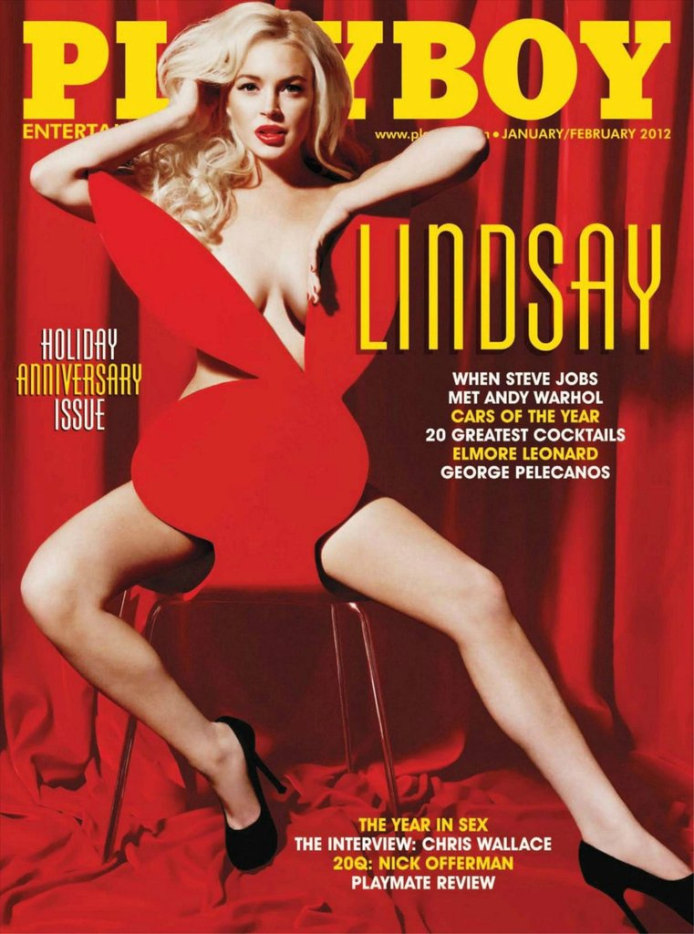 Lindsay Lohan végre megjárta a Playboyt