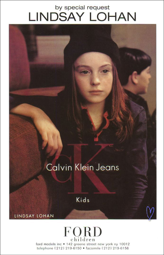 Még mindig Calvin Klein, talán már egy kicsit idősebben, depis tinit alakítva