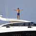 Rafael Nadal a yacht tetején