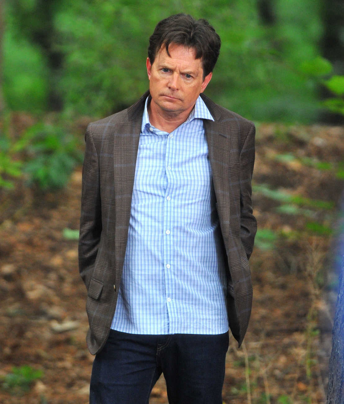 Michael J. Fox fák között forgat New Yorkban