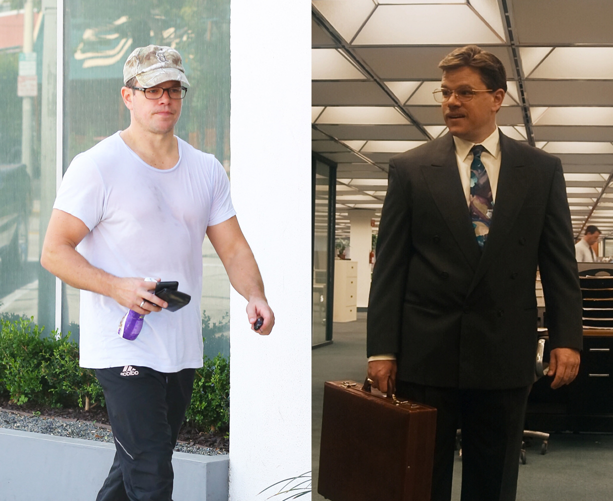 Matt Damont Az Informátor című film főszerepe késztette a hízókúrára. 