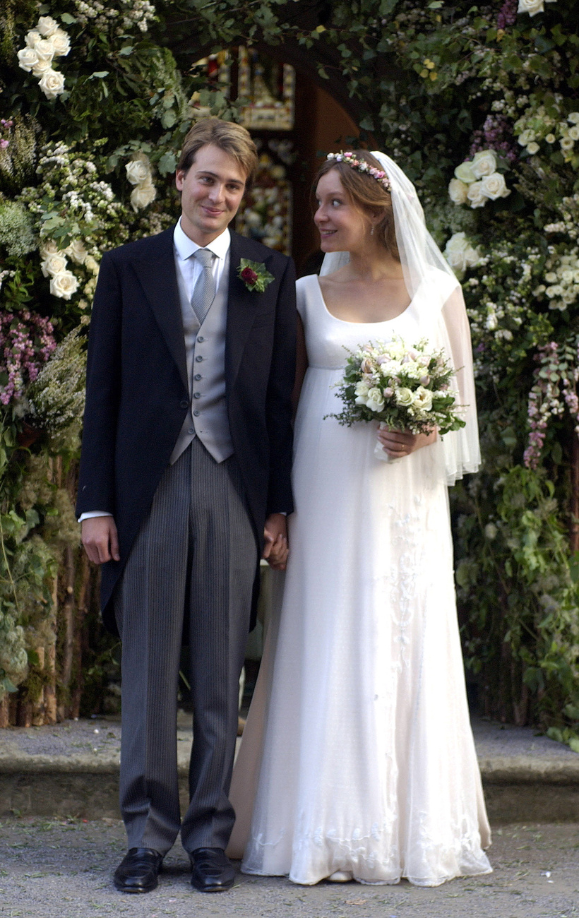 Kate Rothschild és Ben Goldsmith esküvője 2003-ban
