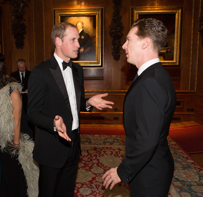 Vilmos herceg Benedict Cumberbatch-csel is eszmét cserélt.