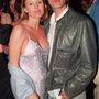 Celebfeleségként Liam Gallagher oldalán, itt 1999-ben, Cannes-ban