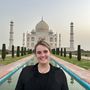 Madeline Jaye, Tádzs Mahal, Agra, India.