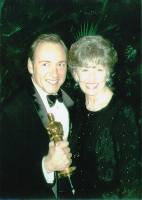 Kevin Spacey anyjával, Kathleen Fowlerrel. 