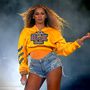 Beyoncé a Coachella fesztivál színpadán.