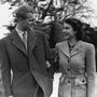 1947. november 24: nászúton Erzsébet hercegnővel.