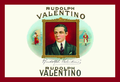Rudolph Valentino nevével még szivart is árultak akkoriban