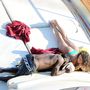 Balotelli és exbarátnője között a törölközőbe csavarva ott van a baba
