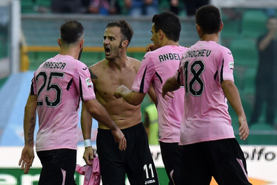 A Palermo játékosa berúgott egy gólt